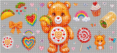 16oz Cartoon-T  3387